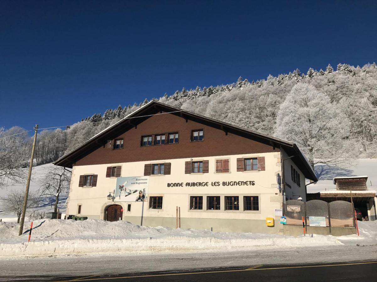 Bonne Auberge Les Bugnenets Le Paquier  Exterior foto